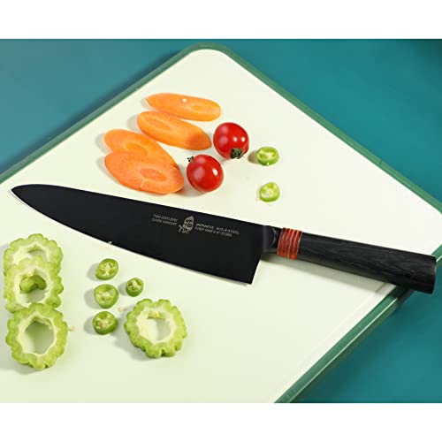 TUO Japanese Chef Knife Professional Chefs Knife 8 inch, AUS-8 Steel Kitchen Knife for Home Restaurant, Ergonomic Pakkawood Handle with Sheath and Gift Box