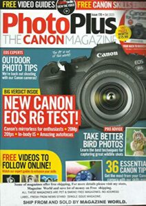 photo plus the canon magazine, october, 2020 issue, 170 missing free video cd