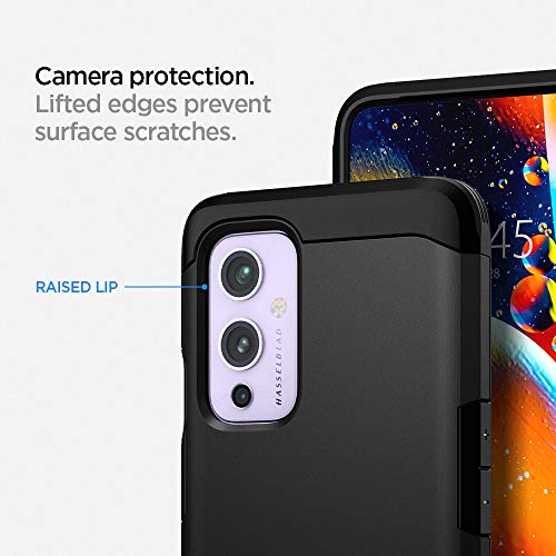 Spigen Tough Armor [Extreme Protection Tech] Designed for OnePlus 9 Case 5G [Compatible with NA & EU Versions, NOT Compatible with CH & in Versions] (2021) - Black