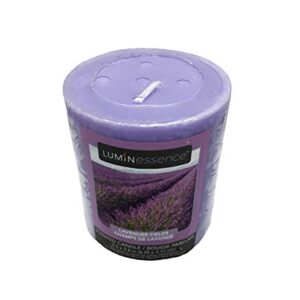 Luminessence Lavender Fields Scented Pillar Candle