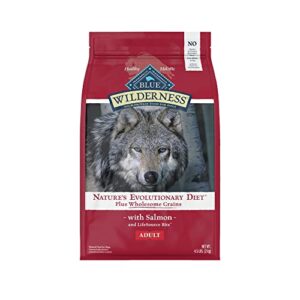 Blue Buffalo Wilderness High Protein Natural Adult Dry Dog Food Plus Wholesome Grains, Salmon 4.5-lb