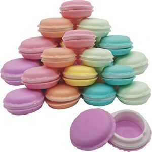 ronyoung 30pcs mini macaron jewelry and pill storage box containers macaron mini storage case jewelry box case container earring travel organizer