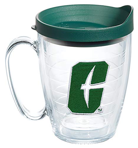 Tervis Made in USA Double Walled University of North Carolina UNC Charlotte 49ers Insulated Tumbler Cup Keeps Drinks Cold & Hot, 16oz Mug, Logo