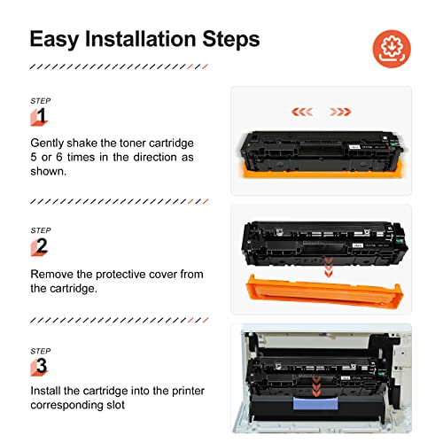 v4ink 2PK Remanufactured 410A Toner Cartridge Replacement for HP 410A 410X CF410A Black Toner Cartridge for HP Color Pro MFP M477fnw M477fdw M477fdn M377dw M452dn M452dw M452nw M452 M477 Printer