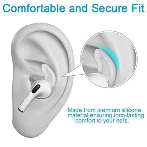 Generic Brands, Ear Covers and Hooks Accessories Compatible with Apple AirPods Pro, Fonygo 3 Pairs Professional Anti-Slip Silicone Earbuds Tips Hook Compatible with Apple Airpods Pro(3 Pairs Black)