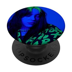 official billie eilish downward glance photo popsockets popgrip: swappable grip for phones & tablets