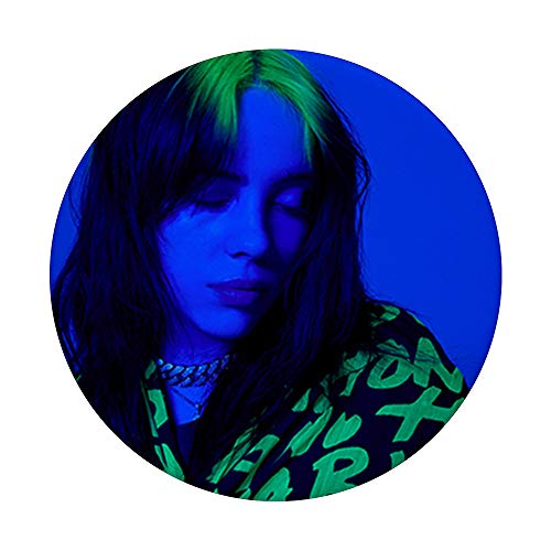 Official Billie EIlish Downward Glance Photo PopSockets PopGrip: Swappable Grip for Phones & Tablets