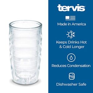 Tervis Made in USA Double Walled Disney - Minnie Expressions Insulated Tumbler Cup Keeps Drinks Cold & Hot, 10oz Wavy, Clear