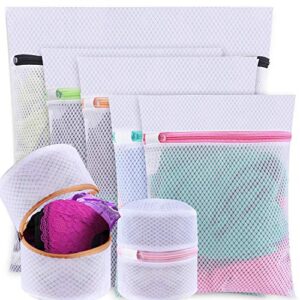 BAGAIL Set of 11 Mesh Laundry Bags for Your Blouse,Skirt,Shirt,Pants,Jeans,Dress,etc