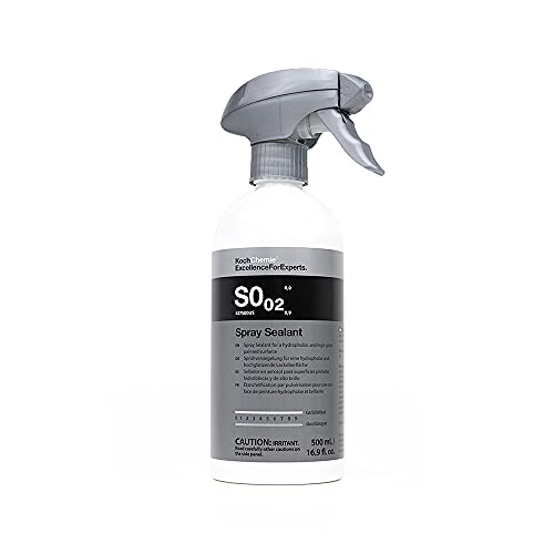 Koch-Chemie - Spray Sealant - Easily Create a Hydrophobic and High-Gloss Painted Surface; Visible Color Deepening; Perfect Water Beading Effect; Easy to Use Spray Application (500 milliliters)