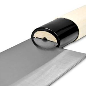 Seki Japan TSUBAZO Japanese Utility Chef Kitchen Knife, Stainless Steel Santoku Knife, Shiraki Handle, 170 mm (6.7 in)