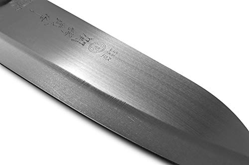 Seki Japan TSUBAZO Japanese Utility Chef Kitchen Knife, Stainless Steel Santoku Knife, Shiraki Handle, 170 mm (6.7 in)