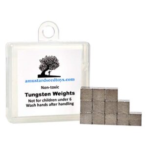 tungsten weights, 2 oz. cube kit, 12 1/4" cubes, easily nail the perfect pinewood race car weight