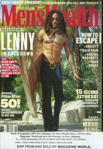 MEN'S HEALTH MAGAZINE, LENNY IN LOCKDOWN NOVEMBER, 2020