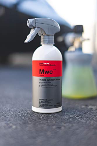 Koch-Chemie - Magic Wheel Cleaner - Powerful Rim and Rim Well Cleaner; Acid Free, Dissolves Iron Particles Using Visible Red Discoloration, Excellent Adhesion and Viscosity (500 milliliters)