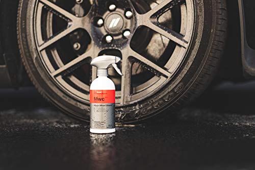 Koch-Chemie - Magic Wheel Cleaner - Powerful Rim and Rim Well Cleaner; Acid Free, Dissolves Iron Particles Using Visible Red Discoloration, Excellent Adhesion and Viscosity (500 milliliters)