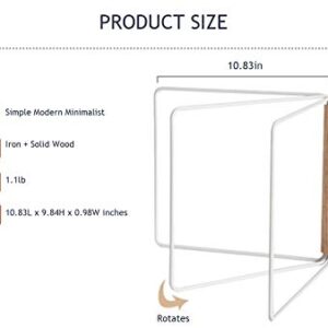 siyue Folding Countertop Dishcloth Drying Rack, 3 Arm Dish Cloth Rag Towel Rack, Minimalist Designed Dishcloth Hanging Rack Organizer, White