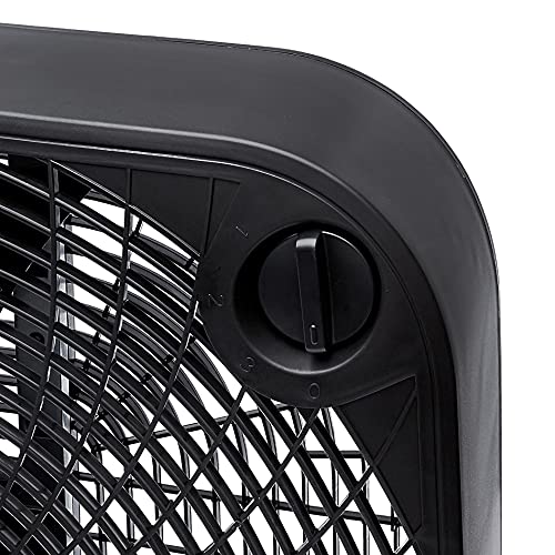 Amazon Basics 3 Speed Box Fan, 20-Inch