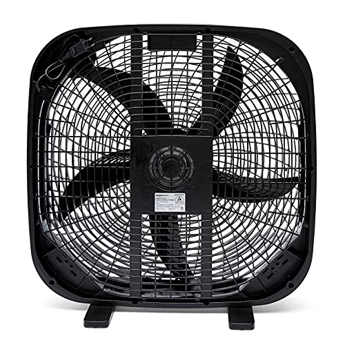 Amazon Basics 3 Speed Box Fan, 20-Inch