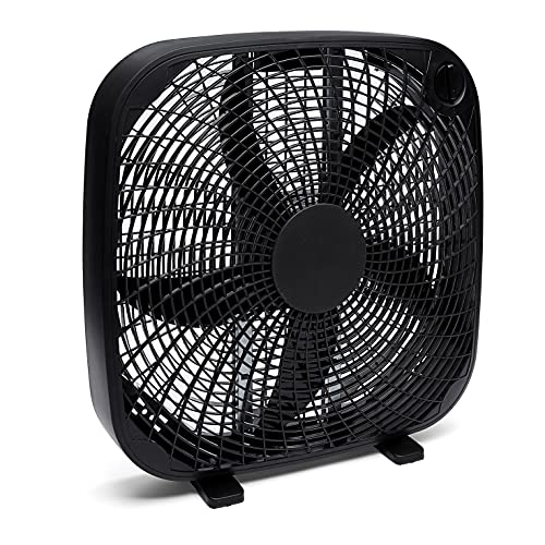 Amazon Basics 3 Speed Box Fan, 20-Inch