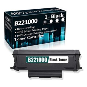 1 black cartridge b2236 b221000 remanufactured toner cartridge replacement for lexmark b2236dw mb2236adw printer,sold by topink