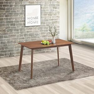 New Classic FURNITURE Morocco Rectangle Dining Table, Walnut