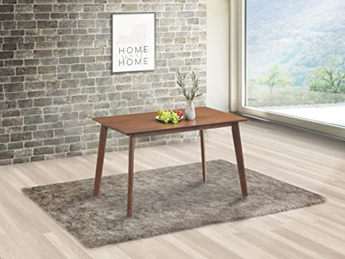 New Classic FURNITURE Morocco Rectangle Dining Table, Walnut