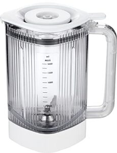 zwilling enfinigy 48-oz power blender jar with cross blade and vacuum lid - white