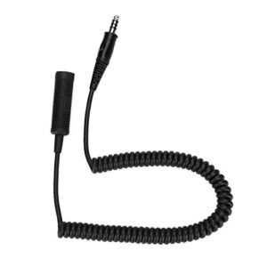 Demeras Headphone Extension Line U-92A/U to U-174/U Plugs Headphone Extension Cable Connect to Helicopter