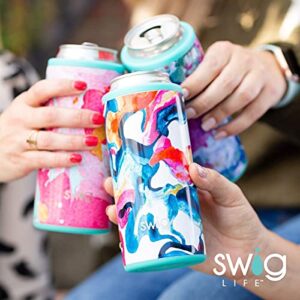 Swig Life Wanderlust + Matte Aqua Seltzer Lovers Gift Set, Includes (2) 12oz Skinny Can Coolers, Triple Insulated, Stainless Steel, Easy to Clean, and Dishwasher Safe