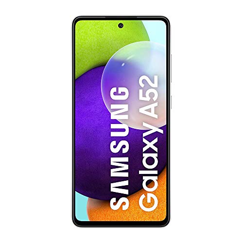 Samsung Galaxy A52 (SM-A525F/DS) Dual SIM, 128GB/ 6GB RAM, Factory Unlocked (GSM ONLY | Not Compatible with Verizon/Sprint/Boost), International Version - No Warranty (Awesome White)