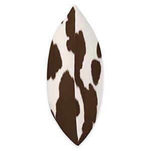 Animal Pattern Hide Brown Cow Milk Farm Animal Print Throw Pillow, 18x18, Multicolor