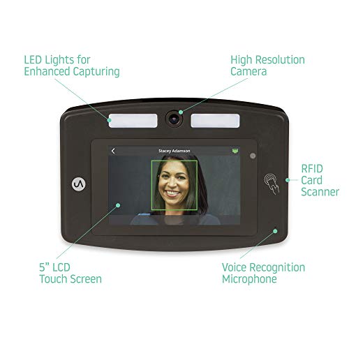 uAttend Touch-Free Voice Control and Facial Recognition Time Clock (DR2000)