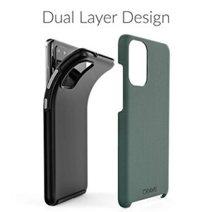 Crave Dual Guard for Samsung Galaxy S20+ Case, Shockproof Protection Dual Layer Case for Samsung Galaxy S20+, S20 Plus 5G - Forest Green