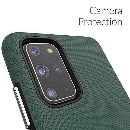 Crave Dual Guard for Samsung Galaxy S20+ Case, Shockproof Protection Dual Layer Case for Samsung Galaxy S20+, S20 Plus 5G - Forest Green