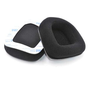 defean Replacement A 20 Ear Pads Velour and Soft Foam Cover Ear Cushion Compatible with Astro A20 / A20 Wireless Gaming Headse (All Black)