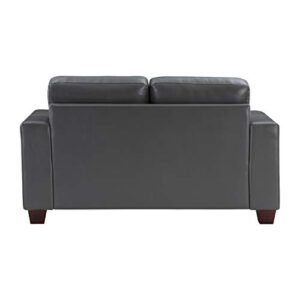 Lexicon Roff Living Room Loveseat, Gray