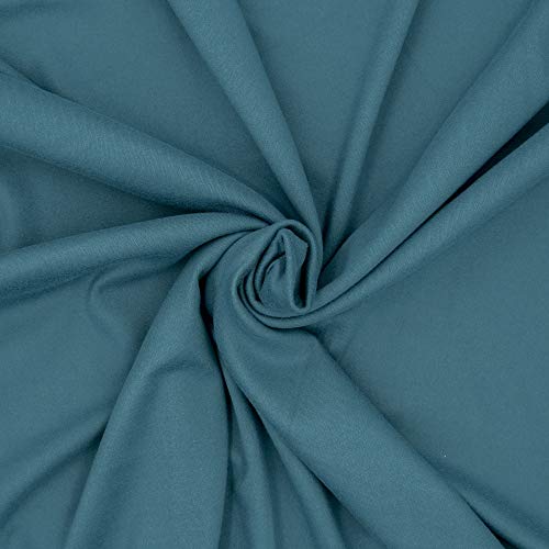 MADEUNID 2 Yards Pre-cut Solid Color Anti Pill Double Cloth Fabric, 4-way Stretch Double Knit Fabric in 68" Wide for DIY Sewing, Medium Weight Double Brushed Apparel Textile Great for Loungewear, Sportswear, Outdoor Cloth, Upholstery and Home & Fashion De