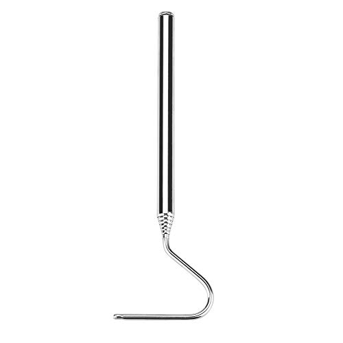 Asixxsix Reptile Catcher, Stainless Steel Reptile Capture Hook, Tough and Durable for Moving Small Snakes Pet Shop Reptile Collecting Wild Snakes