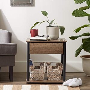 DII Hyacinth Collection Storage Baskets, White Wash, Medium Set, 2 Piece