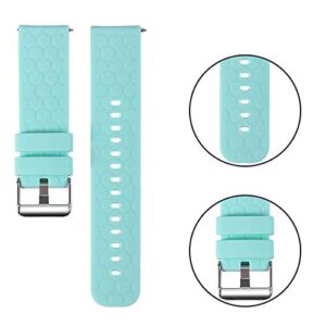 Bands Compatible for AGPTEK LW11 Replacement Wristbands Accessory Colourful Silicone Bracelet 22MM Quick Release Strap Arm Bands for AGPTEK Smartwatch, Soft and Durable