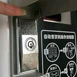 LORADAR Vending Machine Door Lock Stainless Steel Protection Cover, T Handle Vending Machine Lock Protection Cover, to Prevent The Lock Cylinder from Being Stolen or Damaged