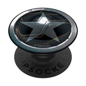 marvel the falcon and the winter soldier bucky barnes icon popsockets popgrip: swappable grip for phones & tablets