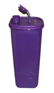 tupperware 2 quart square refrigerator pitcher in grape purple