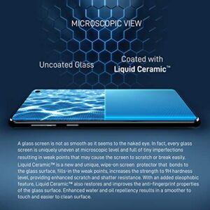 LIQUID CERAMIC Glass Screen Protector Wipe On Scratch and Shatter Resistant Nano Protection for All Phones Tablets Smart Watches - Universal