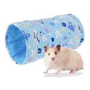 Sparkfire 2Pcs Guinea Pig Tunnels and Tubes, Small Pet Play Tunnel Toys, Hideout Tunnel for Hedgehog, Hamster, Mice, Rats, Gerbil Rat, Squirrel