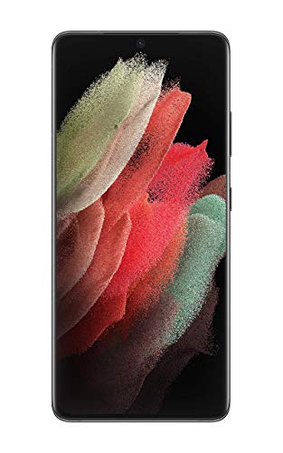 Samsung Electronics Samsung Galaxy S21 Ultra 5G | Factory Unlocked Android Cell Phone | US Version 5G Smartphone | Pro-Grade Camera, 108MP High Res | 128GB, Black (SM-G998UZKAXAA) (Renewed)