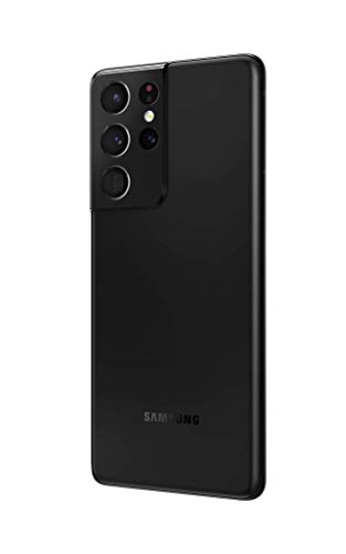 Samsung Electronics Samsung Galaxy S21 Ultra 5G | Factory Unlocked Android Cell Phone | US Version 5G Smartphone | Pro-Grade Camera, 108MP High Res | 128GB, Black (SM-G998UZKAXAA) (Renewed)
