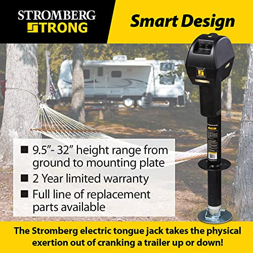 Stromberg Carlson JET-4500 4500 lbs. Electric Tongue Jack - Black