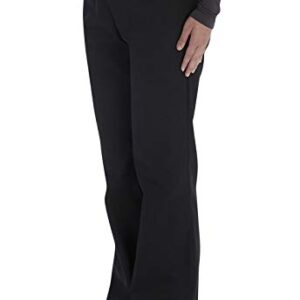 Vital Threads Womens Scrubs Set V-Neck Top & Drawstring Pant, VT512C, L, Black